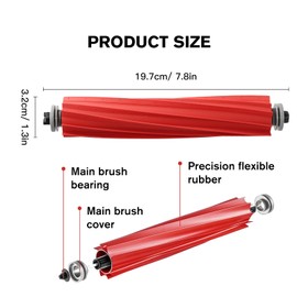 Accessory Set for Replacement Brush with Separable Rubber Main Brush, Compatible with Models such as Q Revo, S7 Series, S7 Max Ultra, S7 Pro Ultra, Q7 Max, Q7 Max+, Durable, Efficient Against Hair