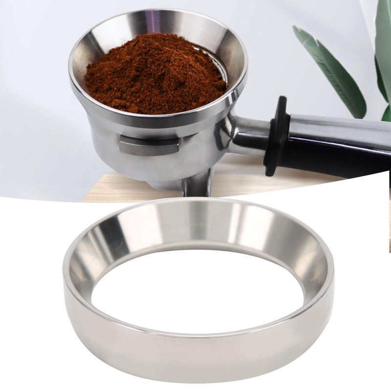 54mm Magnetic Dosing Ring for Coffee Machines, Universal Stainless Steel
