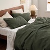 Bedsure Cotton Duvet Cover Set - 100% Cotton Waffle Weave