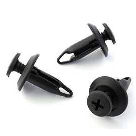 6mm Hole Plastic Rivet Trim Panel Retainer Clips