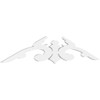 Ekena Millwork GPP072X015X100MIL Milton Architectural Grade PVC Gable Pediments, 72"W
