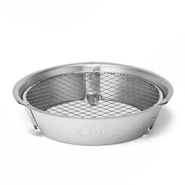 Tab. Wide Grill SE (2 Nets) BBQ Net, Cookware, Camping, BBQ, Compact, Solo Camping, Mountain Climbing, BBQ, Outdoor, Includes 2 Dedicated Nets, Windproof, Easy Installation, Grill