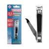 Large Anti-Splash Nail Clipper with Integrated File for Fingernails and Toenails Nail Grooming 2ea