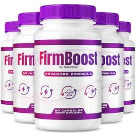 (5 Pack) FirmBoost – Daily Skin Firmness Support Formula with a Clean, Natural Blend Inspired by Collagen | Firm Boost for Smooth Texture, Hydration & Healthy-Looking Skin (300 Capsules)