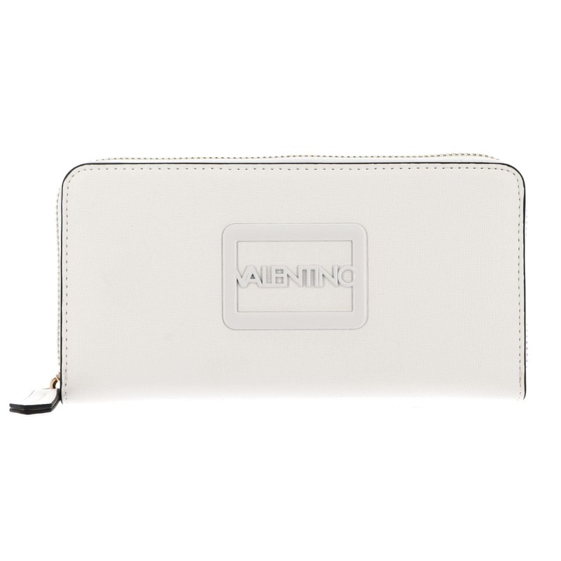 Valentino Trafalgar VPS7QU155 Zip Around Wallet White, White, Casual
