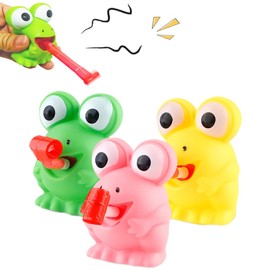 3 Pack Creative Squeeze Toys Frogs with Tongue Sticking Out, Funny, Party Favor, Novelty Relief Squeeze Toys Funny Gags Gifts for Kids Adults ,Sensory Toys with Sound