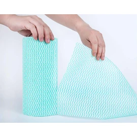 UKEENOR Disposable Dish Cloth Roll, J Cloths, Reusable Cleaning Cloth 200 Count Disposable Heavy Duty Dish Towels Reusable Kitchen J Cloth Quick-Dry 4 Rolls Blue