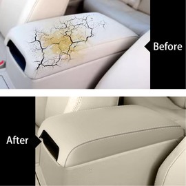 faccaibbg Armrest Cover for Toyota Camry 2012-2017 (Cream Color) Console Cover for 2012 2013 2014 2015 2016 2017 7th Gen Toyota Camry Accessories.