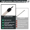 Gickbusus 13-Pack Spot Weld Cutter Set, Double-Sided Drill Bit for