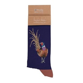 Wrendale Designs Ready for My Close Up' Pheasant Men's Sock