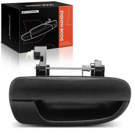 A-Premium Rear Passenger Side Exterior Door Handle Compatible with Hyundai Accent 2000-2006, Textured Black