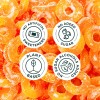 SmartSweets Low Sugar Peach Rings 12 Pack 1.8 Ounce 3g