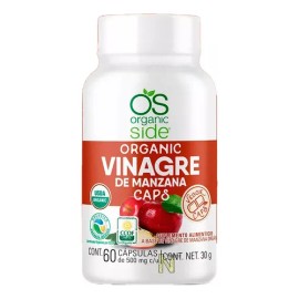 Organic Side Vinagre De Manzana Orgánico (60 Caps)
