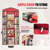 EXLIFBAG Wrapping Paper Storage, Gift Wrap Organizer Holder Double-Sided Hanging