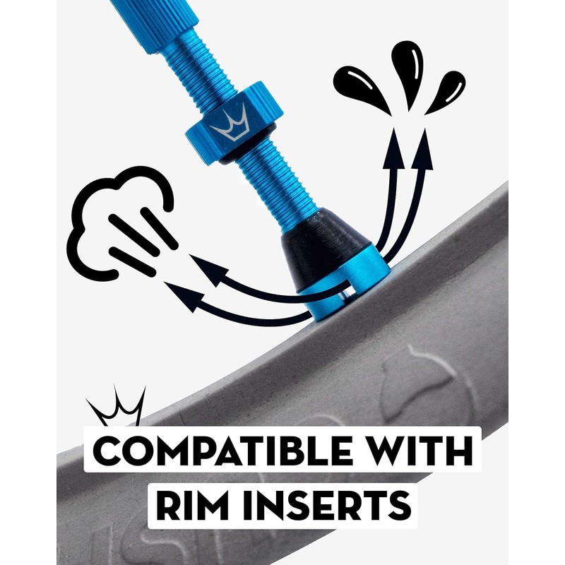 Peaty's x Chris King (MK2) Tubeless Valves, 60mm, Slate