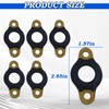 Fuel Injector Line Passthrough Seals Kit 6PCS for Detroit Diesel