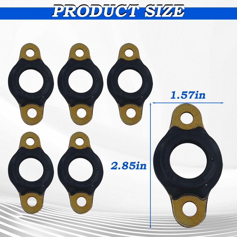 Fuel Injector Line Passthrough Seals Kit 6PCS for Detroit Diesel
