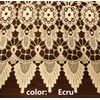 Today's Curtain Medallion Macramé Panel 63",Ecru,48W x 63L