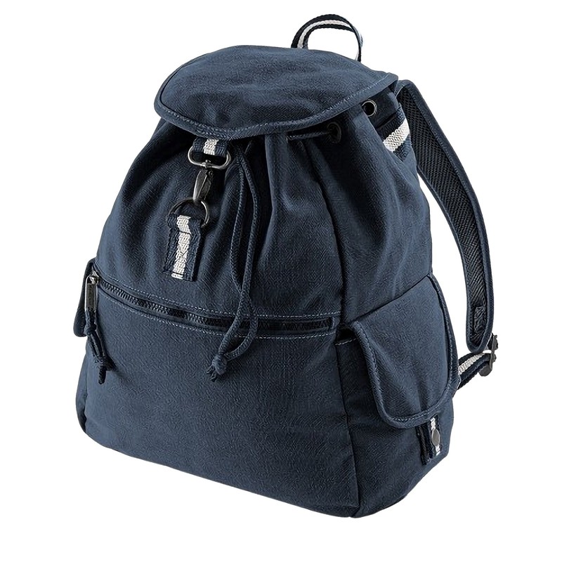 Quadra Vintage Canvas Backpack - 18 Litres (One Size) (Vintage