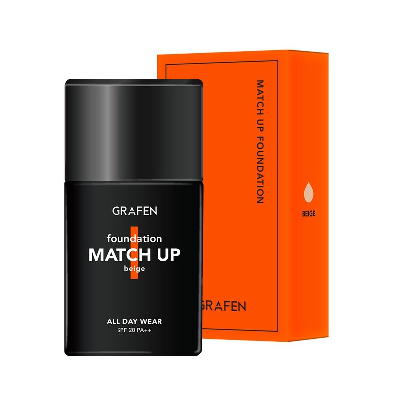 GRAFEN Match Up Foundation #Beige 40mL - Match Up #Beige