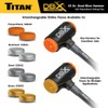 Titan DBX 63645 45oz Dead Blow Hammer with Interchangeable Polyurethane