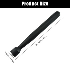 FIBOUND 2 Stück Eiszerkleinerer, Krautstampfer Crusher, Kunststoff Cocktail-Stößel, Mojito Stampfer, Eiszerkleinerungsstab, geeignet für Bars, Partys, Zuhause (Schwarz + Weiß)