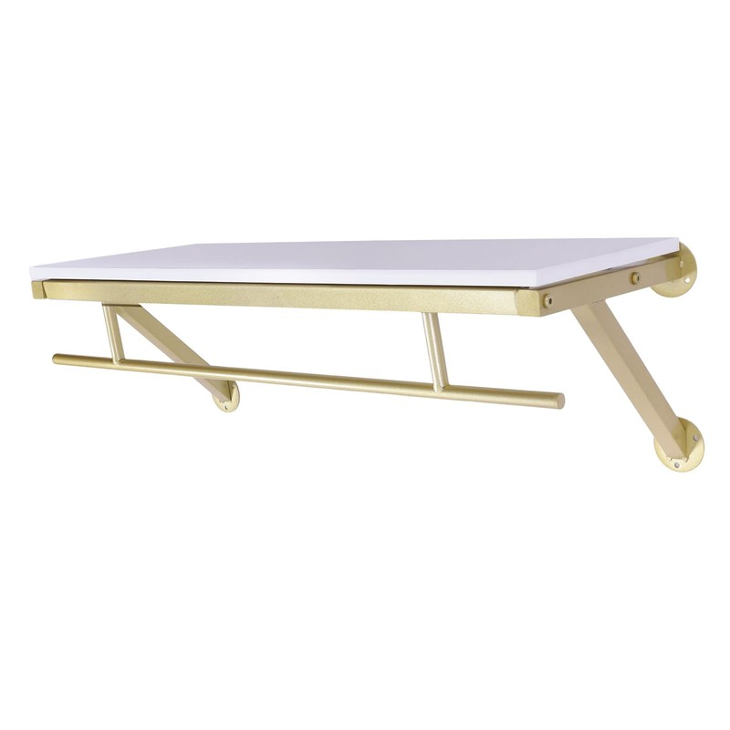 BANLICALI Clothes Rack with Top Shelf, 31.5 Inch Industrial Pipe
