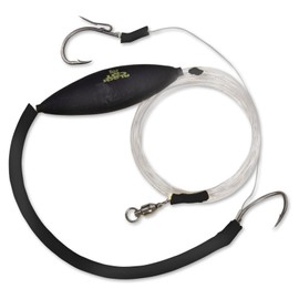 Black Cat U-float leader for catfish fishing, 200 cm, anti-tangle rig