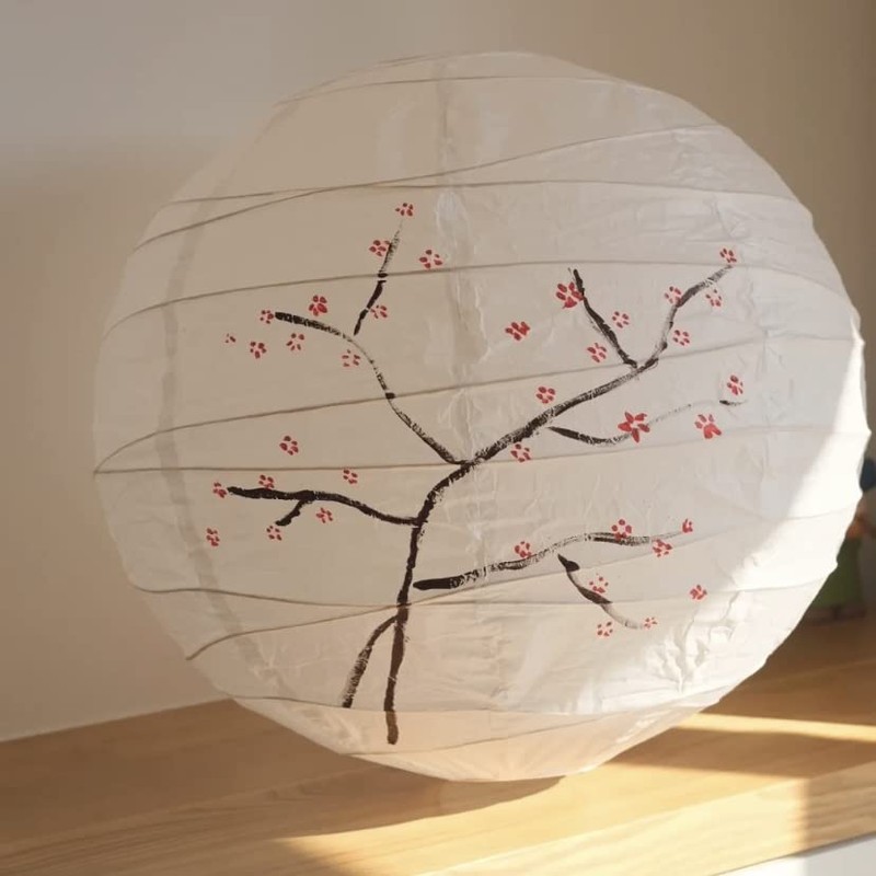 LIHAO Paper Lanterns, White Paper Lanterns, Paper Lanterns, 10 Pieces,
