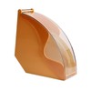 Acrylic Coffee Filter Holder with Lid Fan Shaped Filter Paper