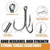 Piscorush Fishing Treble Hooks High Carbon Steel Fishing Hooks Classic