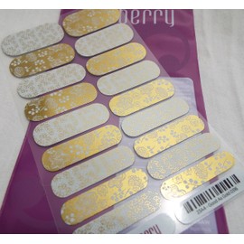 Jamberry Good As Gold 0316 23A4 Nail Wrap (Full Sheet)