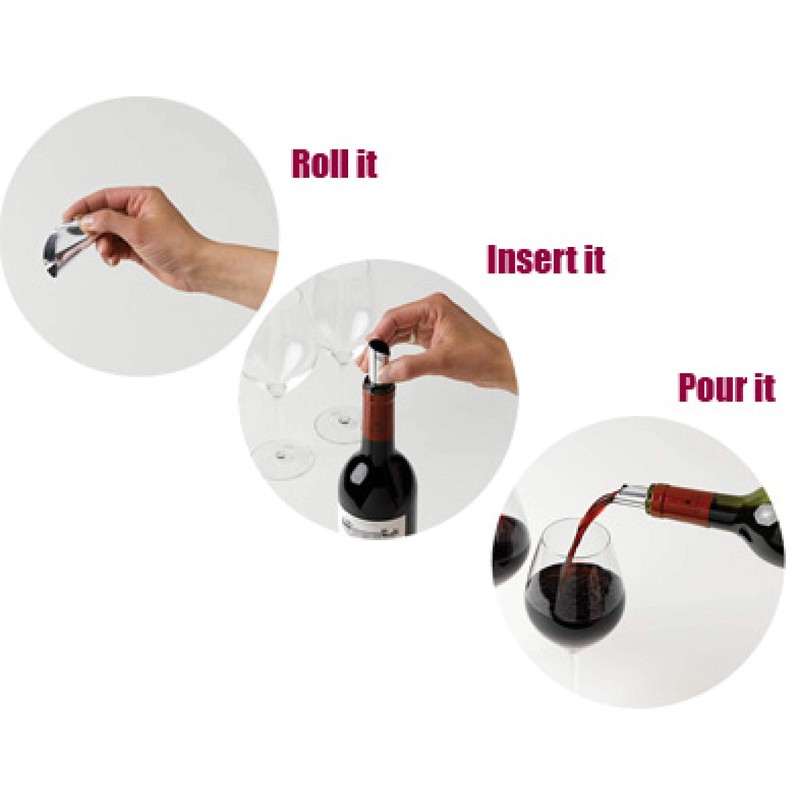 WineDisc The Original Drop Stopping Flexible Pour Spout (10)