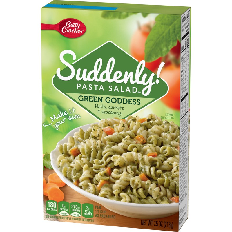 Suddenly Salad Pasta Green Goddess - 7.5 Oz 12 Pack