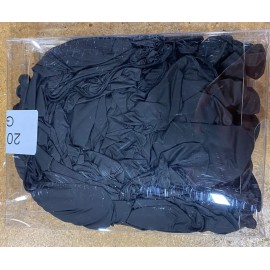 Unbranded Nitrile One Size Gloves 20 pack Black