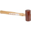 VAUGHAN Rawhide Mallet, Non Marring, Hardwood Handle, 8 oz, 1M175,