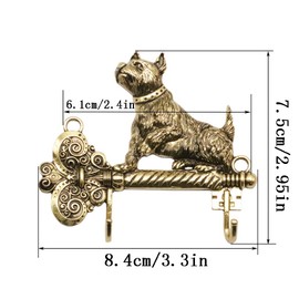 Hdtyyln Wolf Coat Hooks for Wall, 2Pcs Wall Hooks Decorative Creative Heavy Hook, Hooks Mounted for Coat, Bag, Towel, Key, Hook Rack, Hanging Coats Bathroom Entryway, Decorative Gift (Leopard)