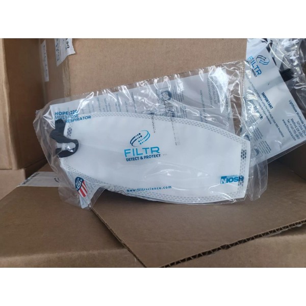 Unbranded Case of 100 Hope Filtr N95 Respirator Disposable Face