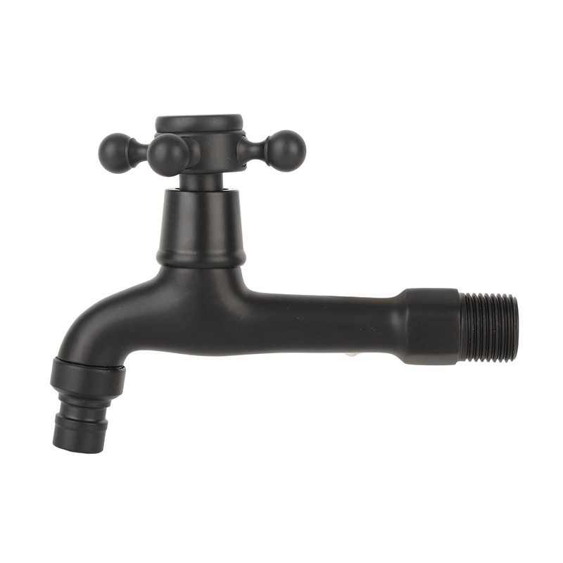 G1/2in Wall‑in Antique Brass Faucet Washing Machine Single Cold Water
