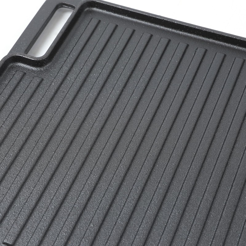 HAWOK Cast Iron Griddle 2-in-1 Reversible 18inchx10inch