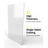 HYARUAT Silver Comic Book Boards – 100 Pack, Acid-Free White