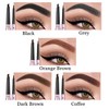 Mihqy Eyebrow Pencil, with Eyebrow Brush, Double Ended Precision Waterproof