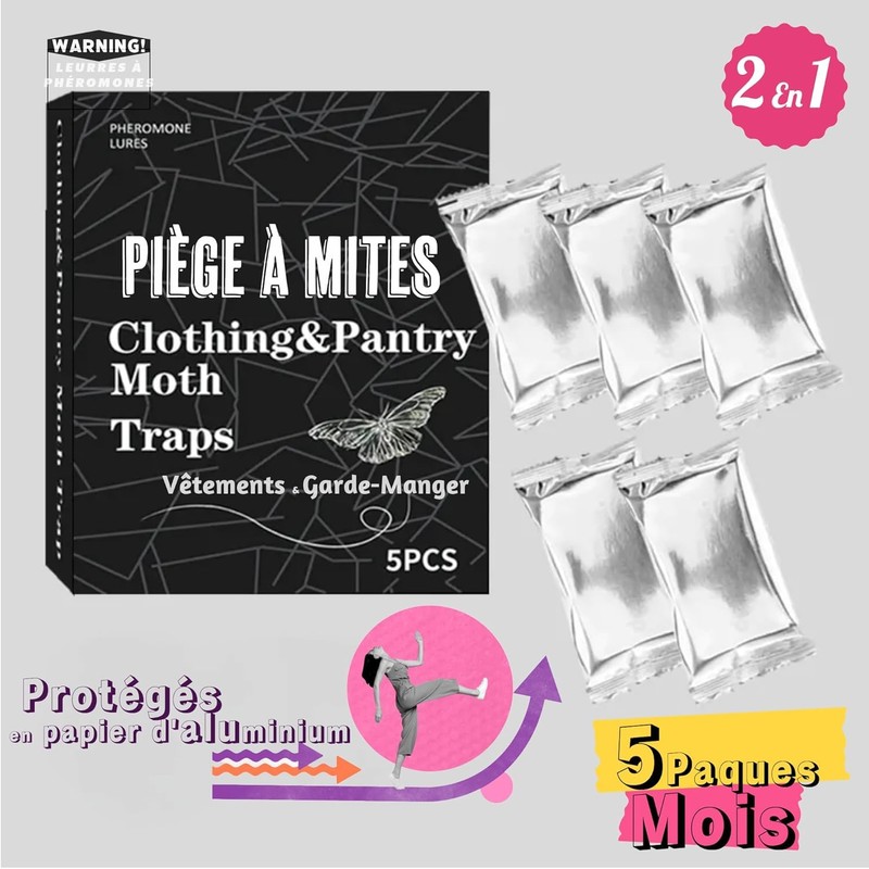 Générique Double Action Moth Trap - Food and Clothing -