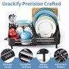 Dish Drying Rack for Kitchen Counter, Extendable Dish Rack with