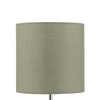 firstchoicelighting Set of 2 Sage Green Cotton Fabric Table Lamp