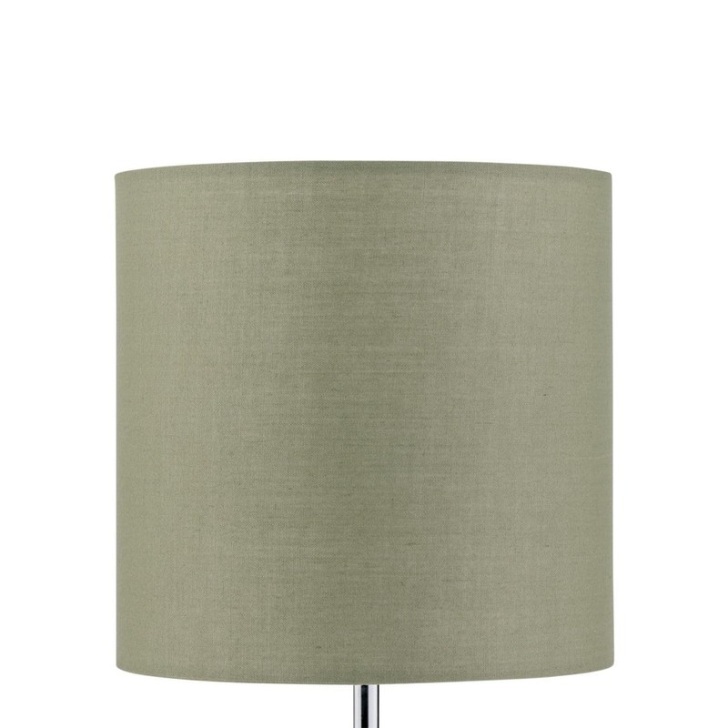 firstchoicelighting Set of 2 Sage Green Cotton Fabric Table Lamp