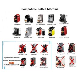 2 x Refillable Stainless Steel Coffee Pad Filter for Nespresso Originlline