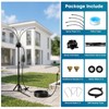 MQHUAYU 5.3FT Standing Misters for Outside Patio,Misting Cooling System with