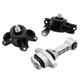 Yunnergo 3Pcs Engine Motor & Trans Mount Kit Compatible with Forte Rio Accent Elantra Veloster 2011-2017 A71004 A71020 A71029, 9758 9761 9797