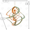 Red Carpet Studios The Original Cosmix Deluxe Helix Wind Spinner,